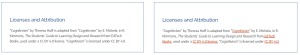 Attribution non example and example